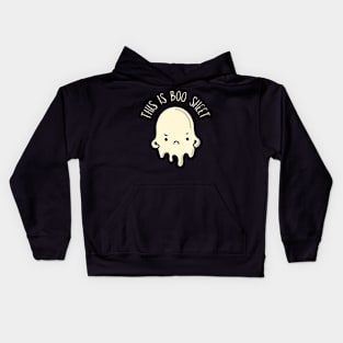 This Is Boo Sheet Ghost Halloween Costume Kids Hoodie